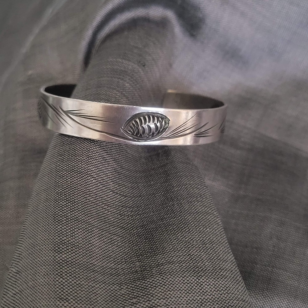 Vintage Stuart Nye Sterling Silver Narrow Cuff Bracelet